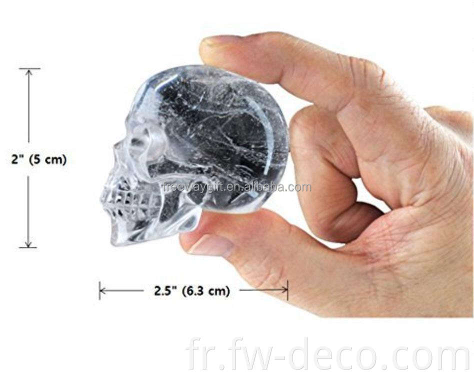 Boule de glace de crâne en silicone carré en gros de qualité supérieure à 4 trous.